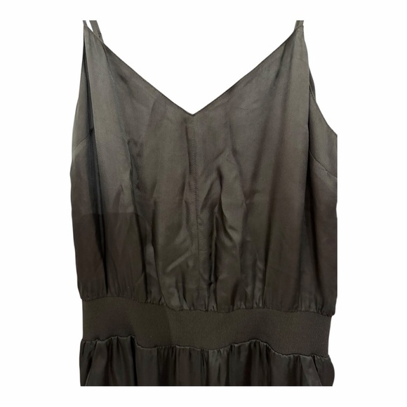 Cinq à Sept Black Cupro Cami Jumpsuit | Minimalist Scandi Chic - Picture 4 of 11